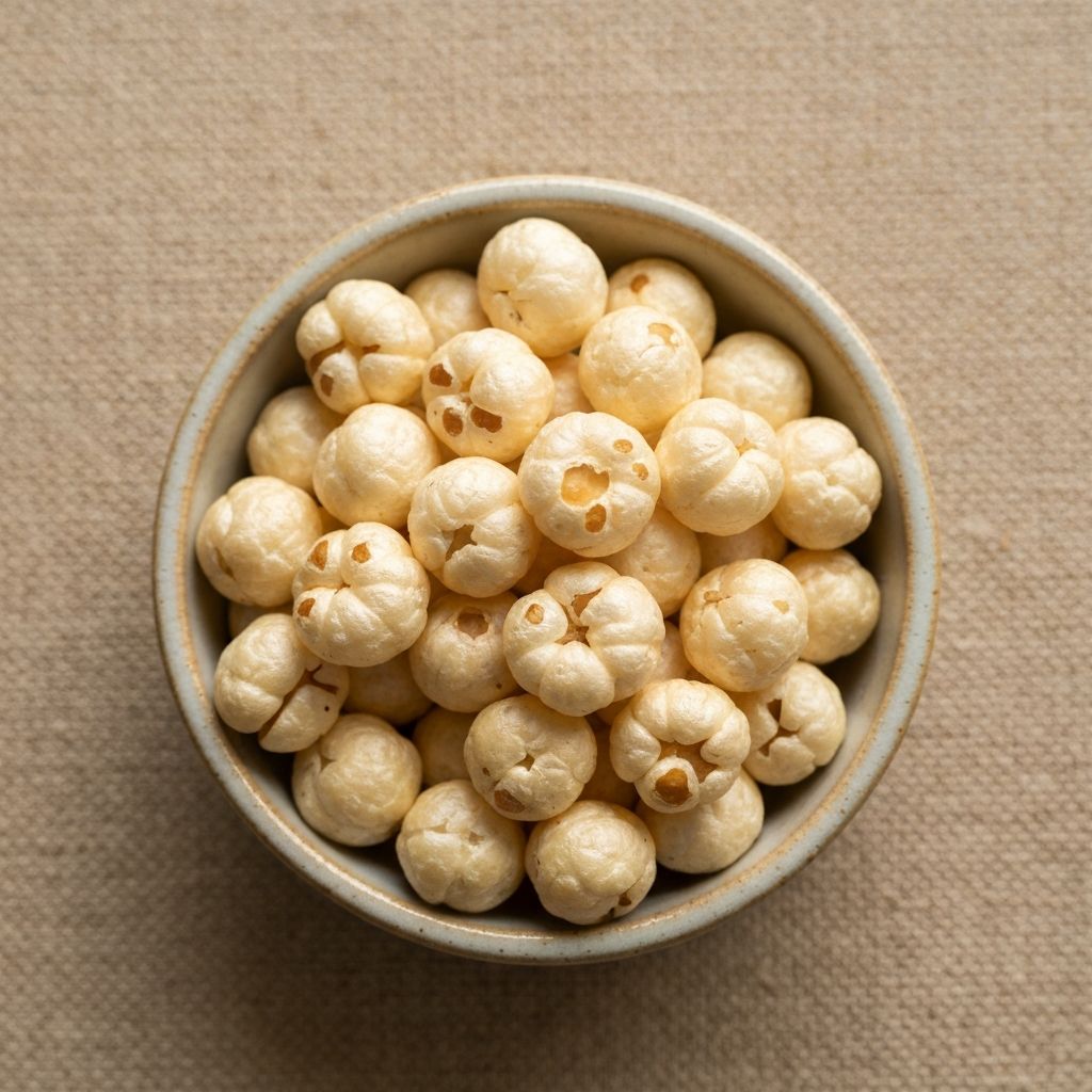Makhana — Premium fox nuts from Bihar's wetlands.